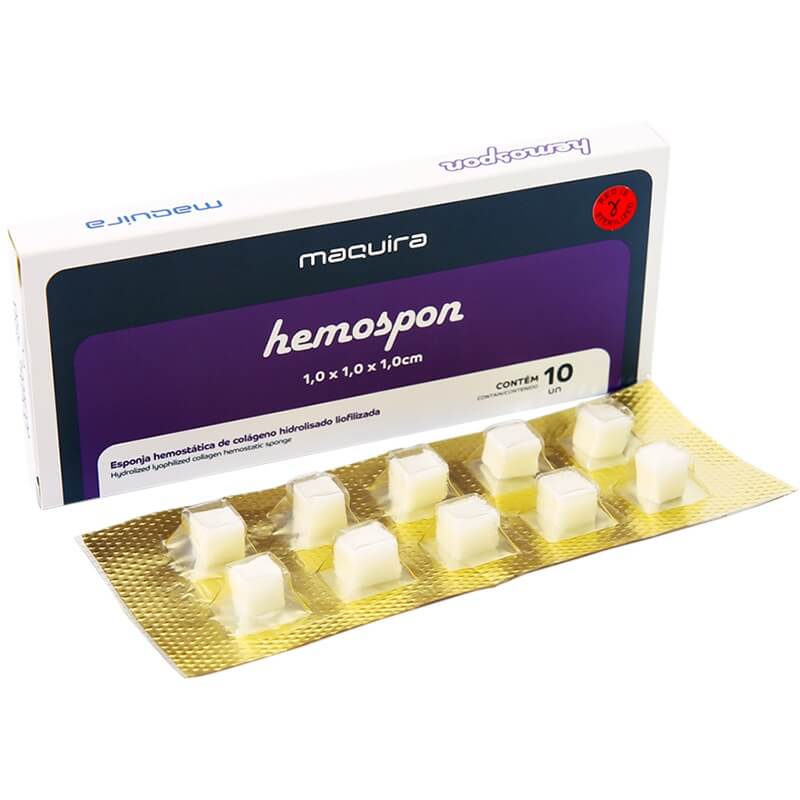 Esponja Hemostática Hemospon MAQUIRA Dental Vidafarma